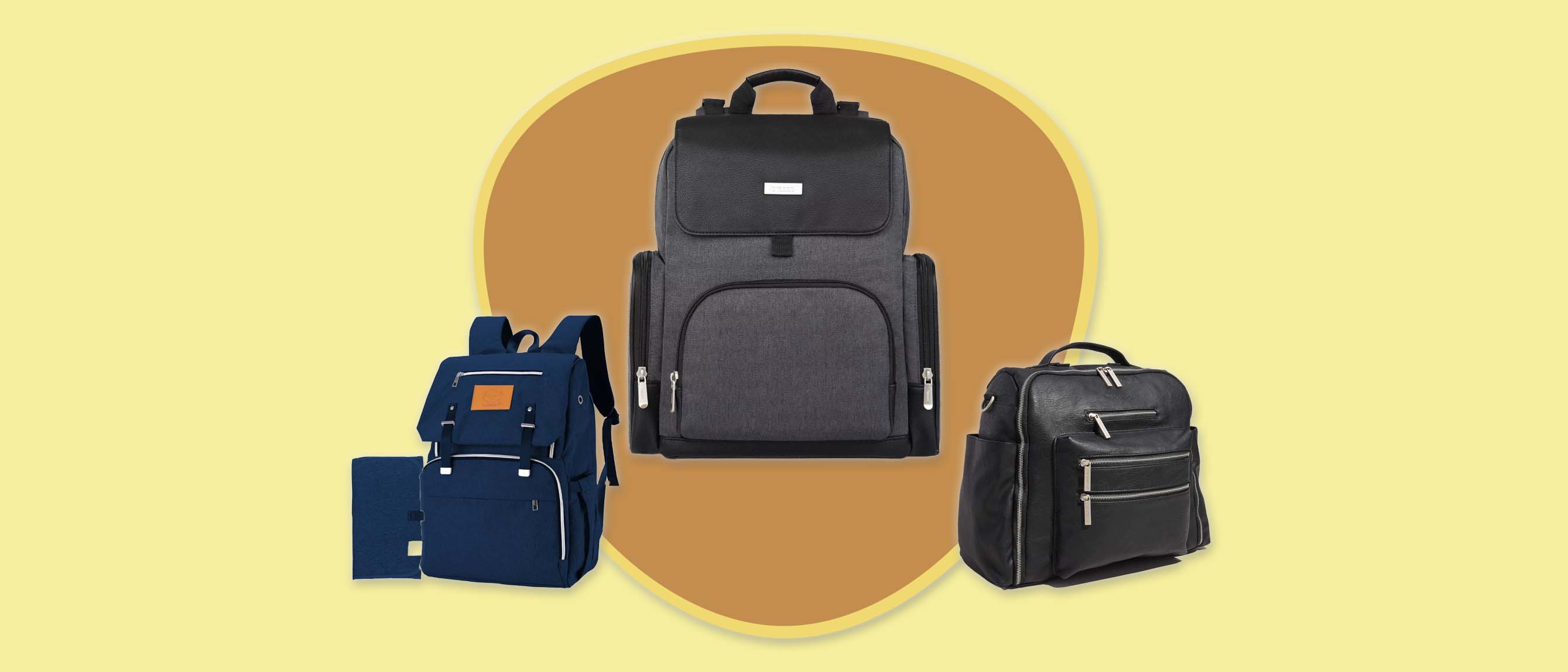 Image of three backpack including Honest, Baby Brezza and Keababies
