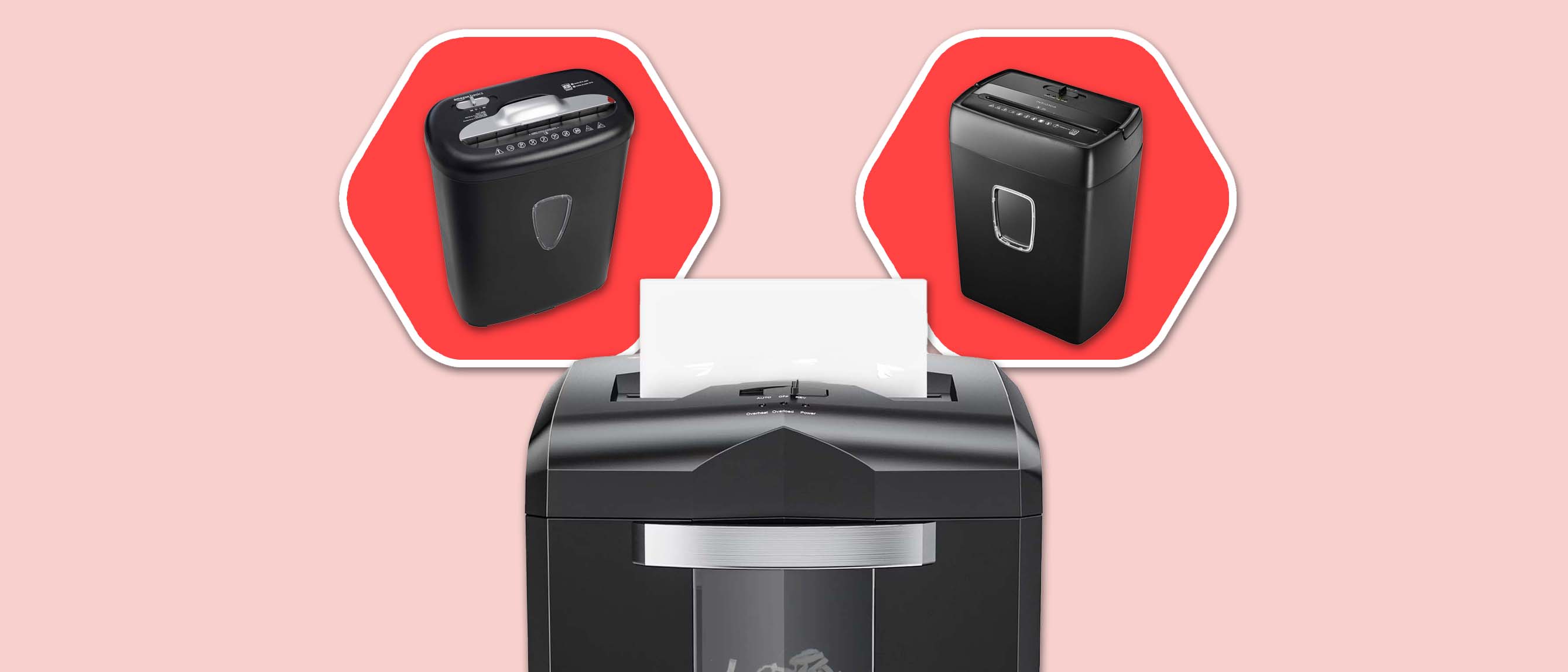 three of the best paper shredders from Insignia, Bonsaii, Amazon