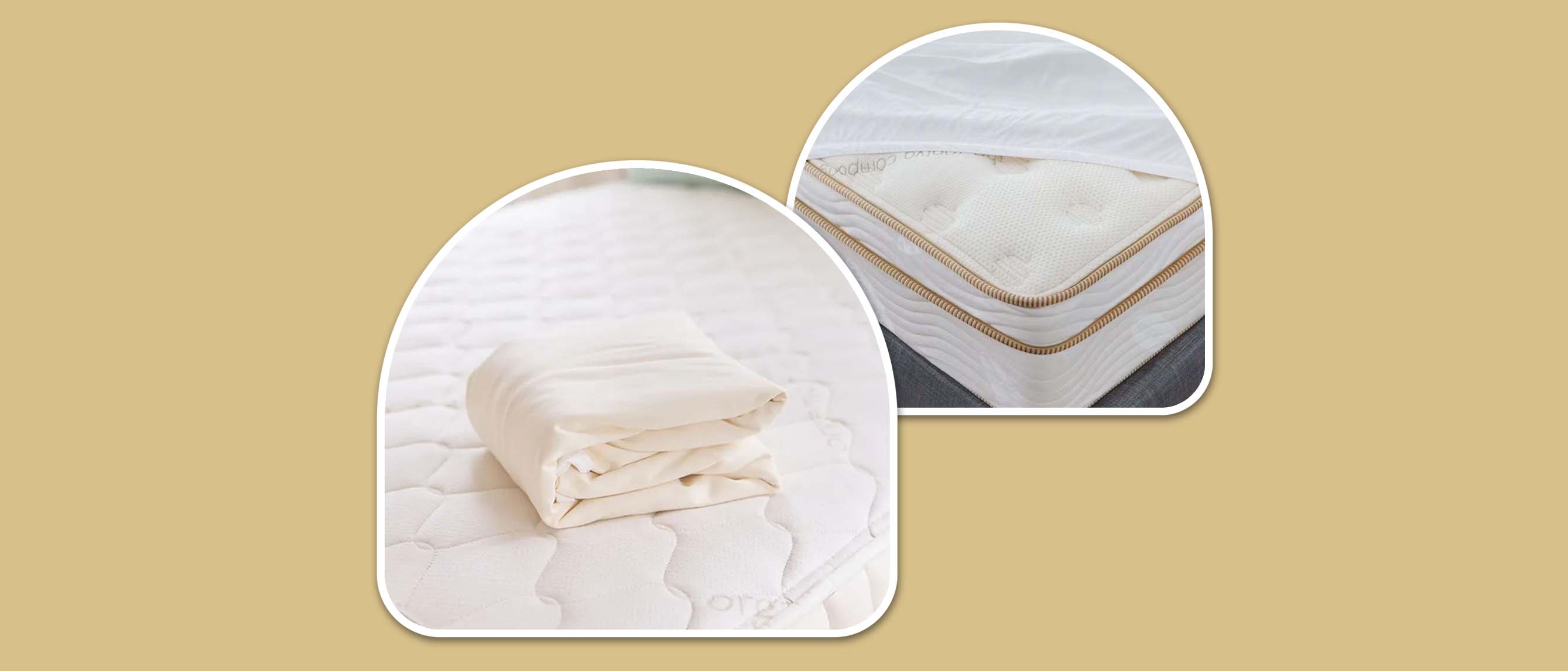two of the best mattress protectors from Naturepedic and Saatva