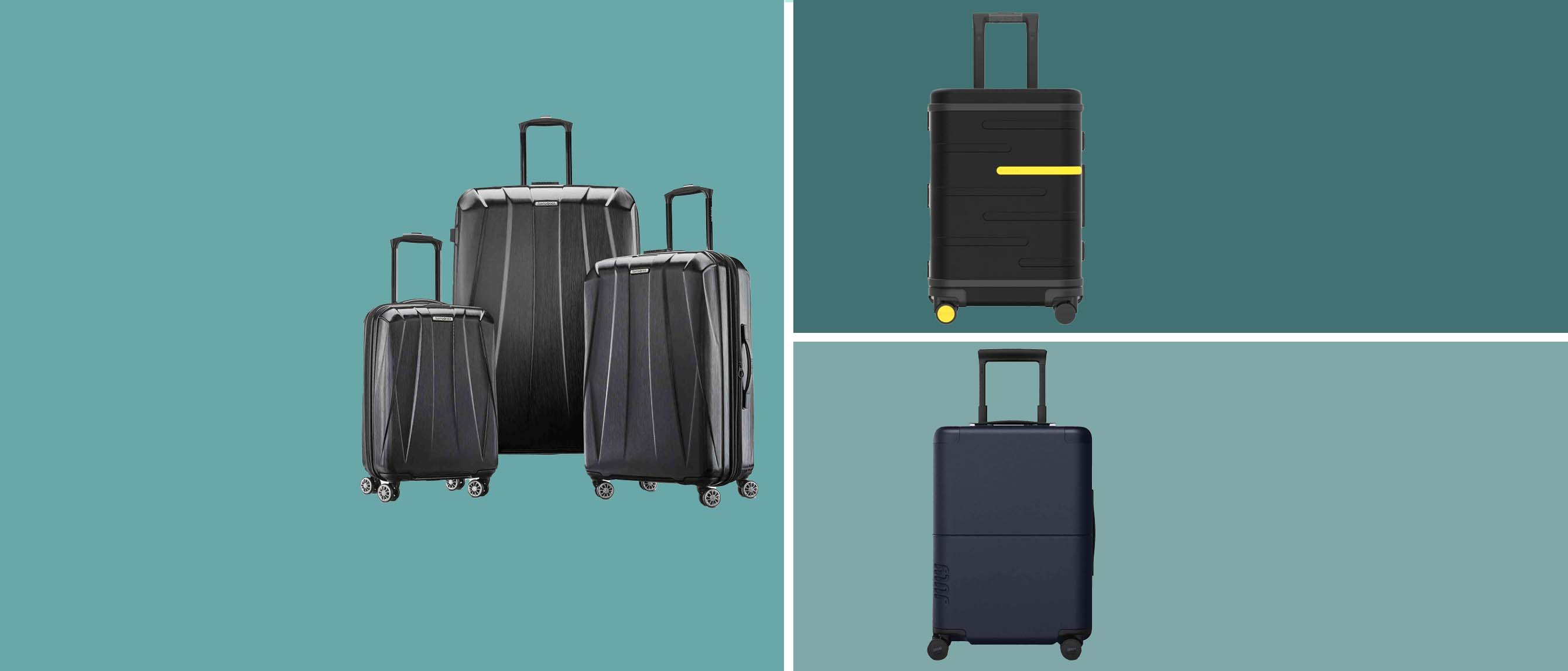 three of the best luggage of the year including Samsonite, July, Samsara 