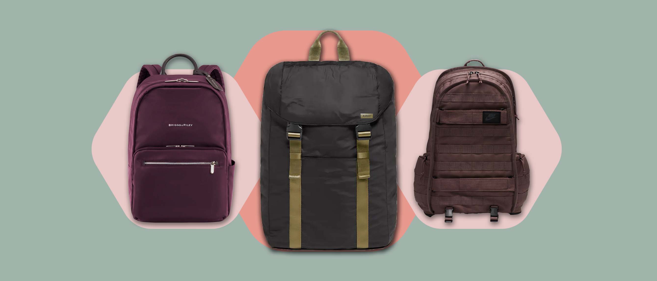 Image of three men's backpack 