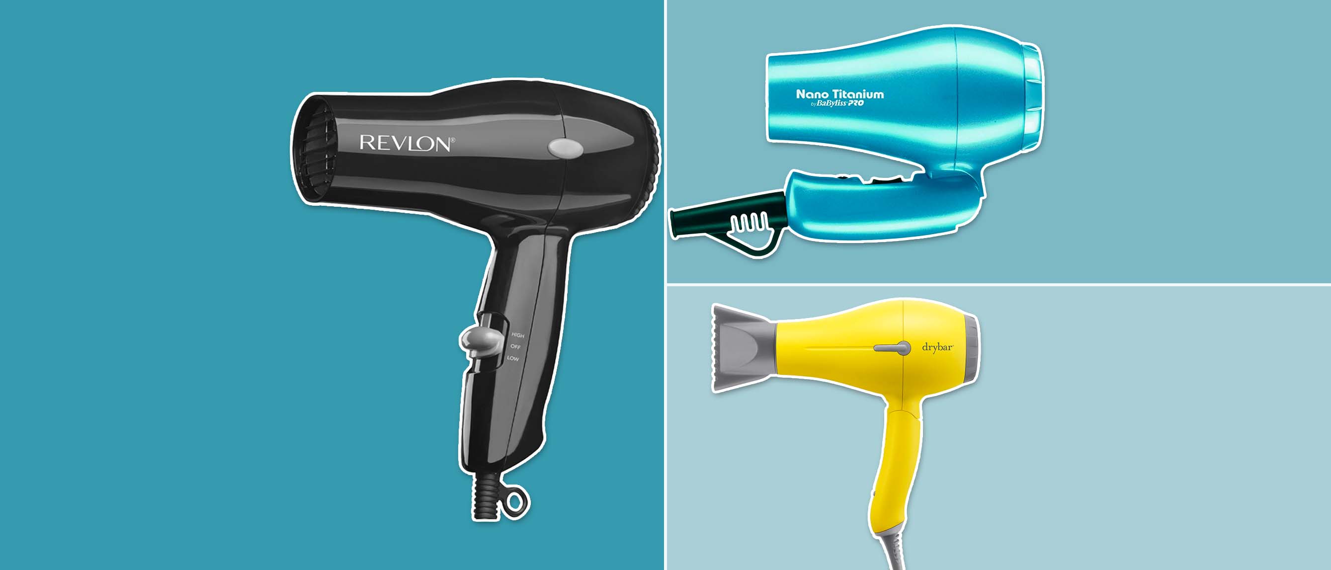 travel hair dryers from revlon, babyliss and more