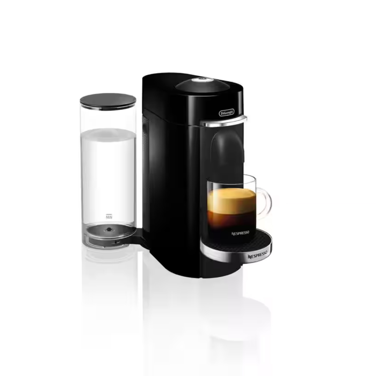 Nespresso VertuoPlus Deluxe in black and white 