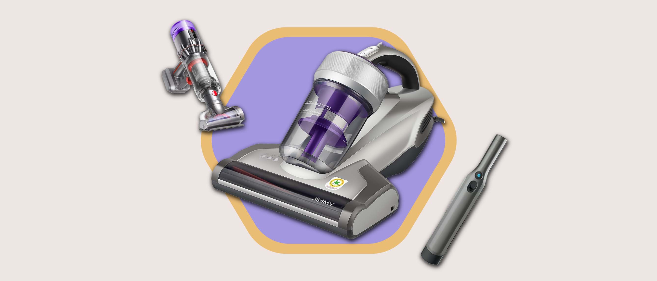 Image of three types of handheld vacuums