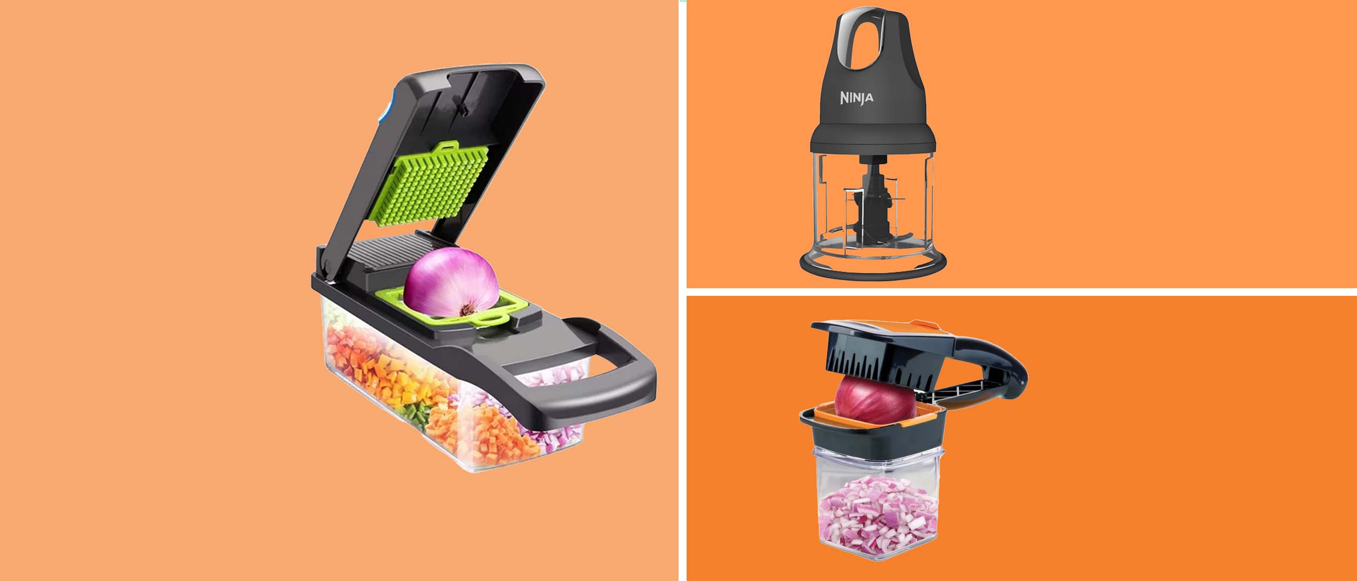 three of the best vegetable choppers to use at home