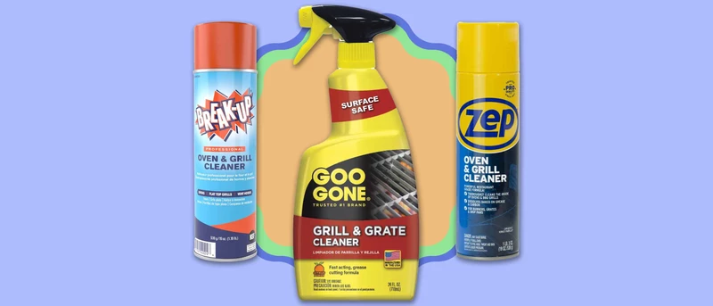 Image of three types of grill cleaner