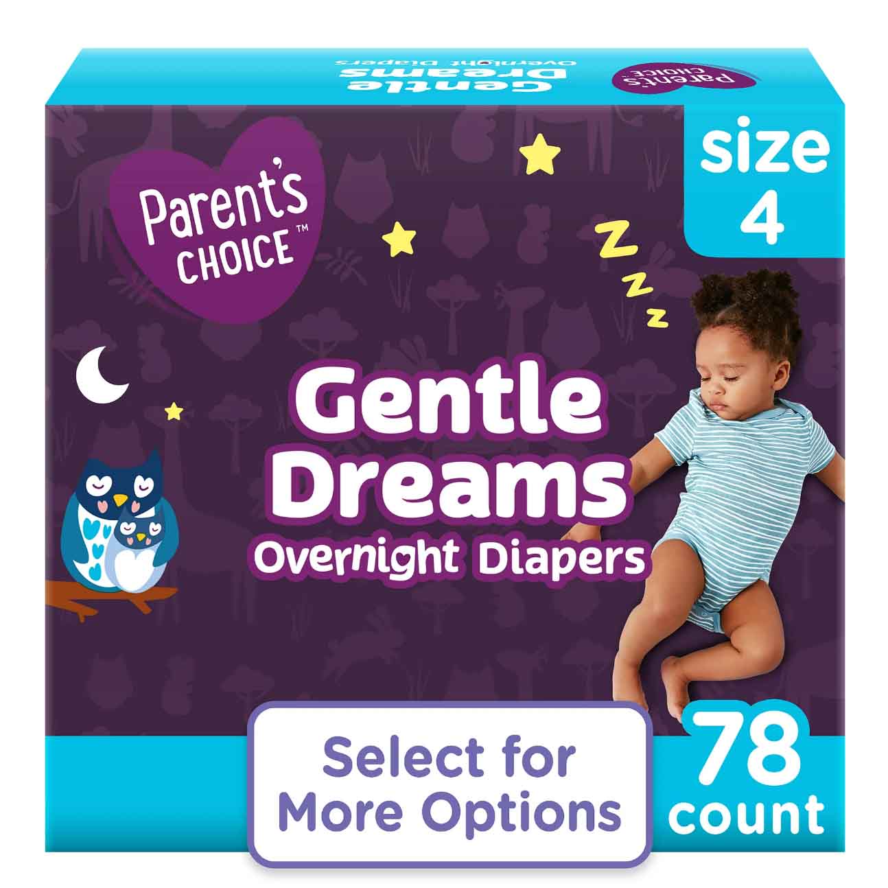 Diapers in dark purple and blue blox