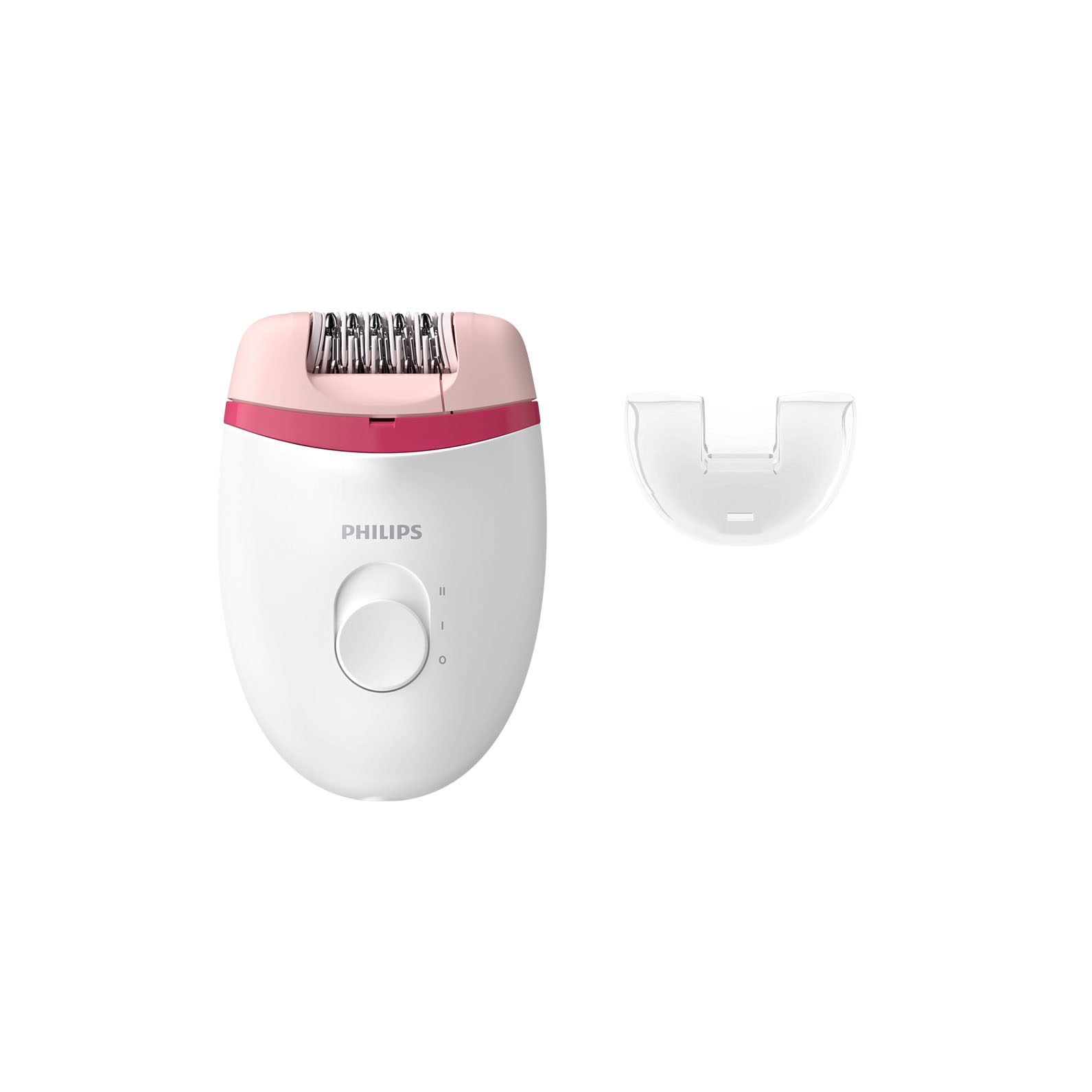 small Philips Satinelle Essential Corded Compact Epilator in white 