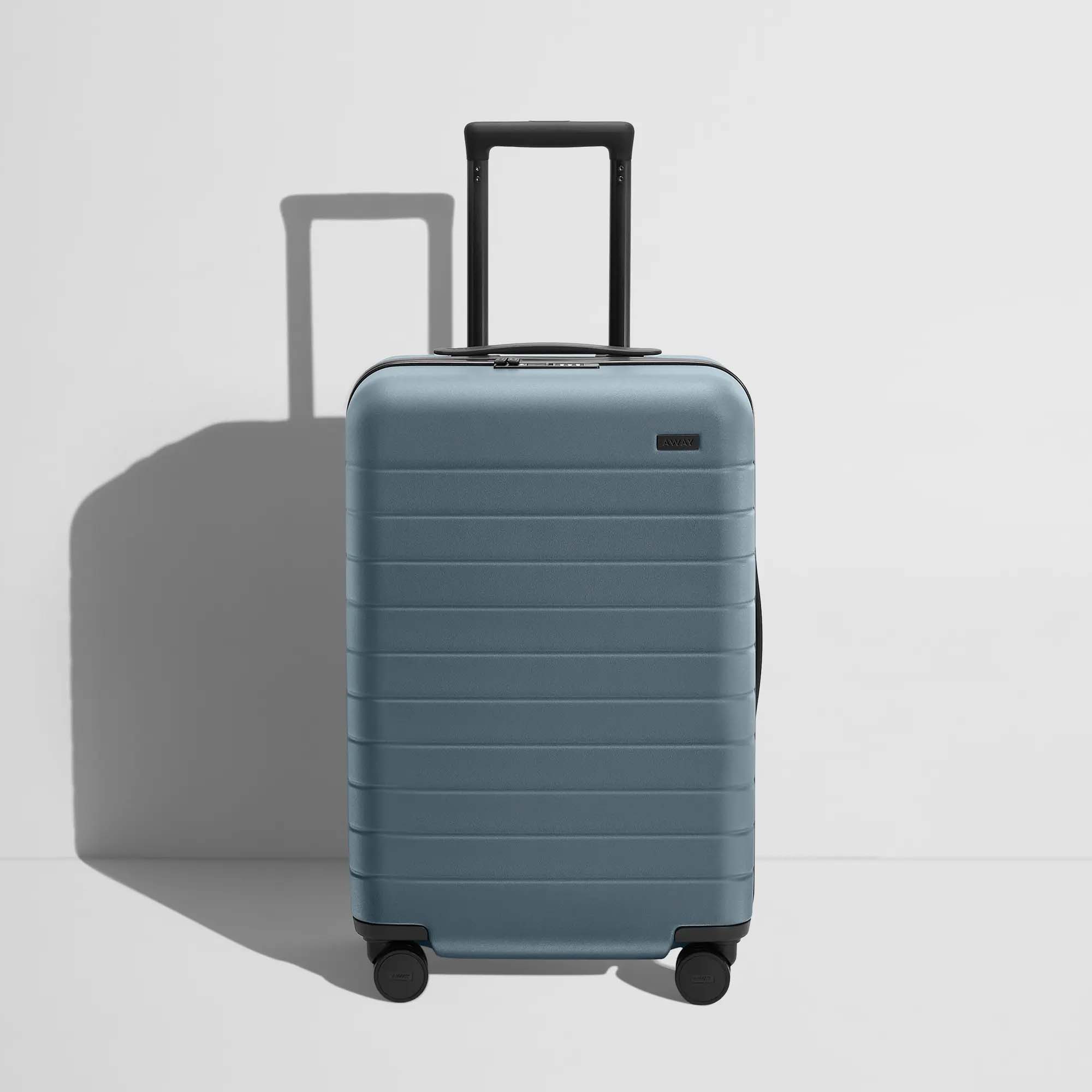 The Bigger Carry-On Flex suitcase in coast blue