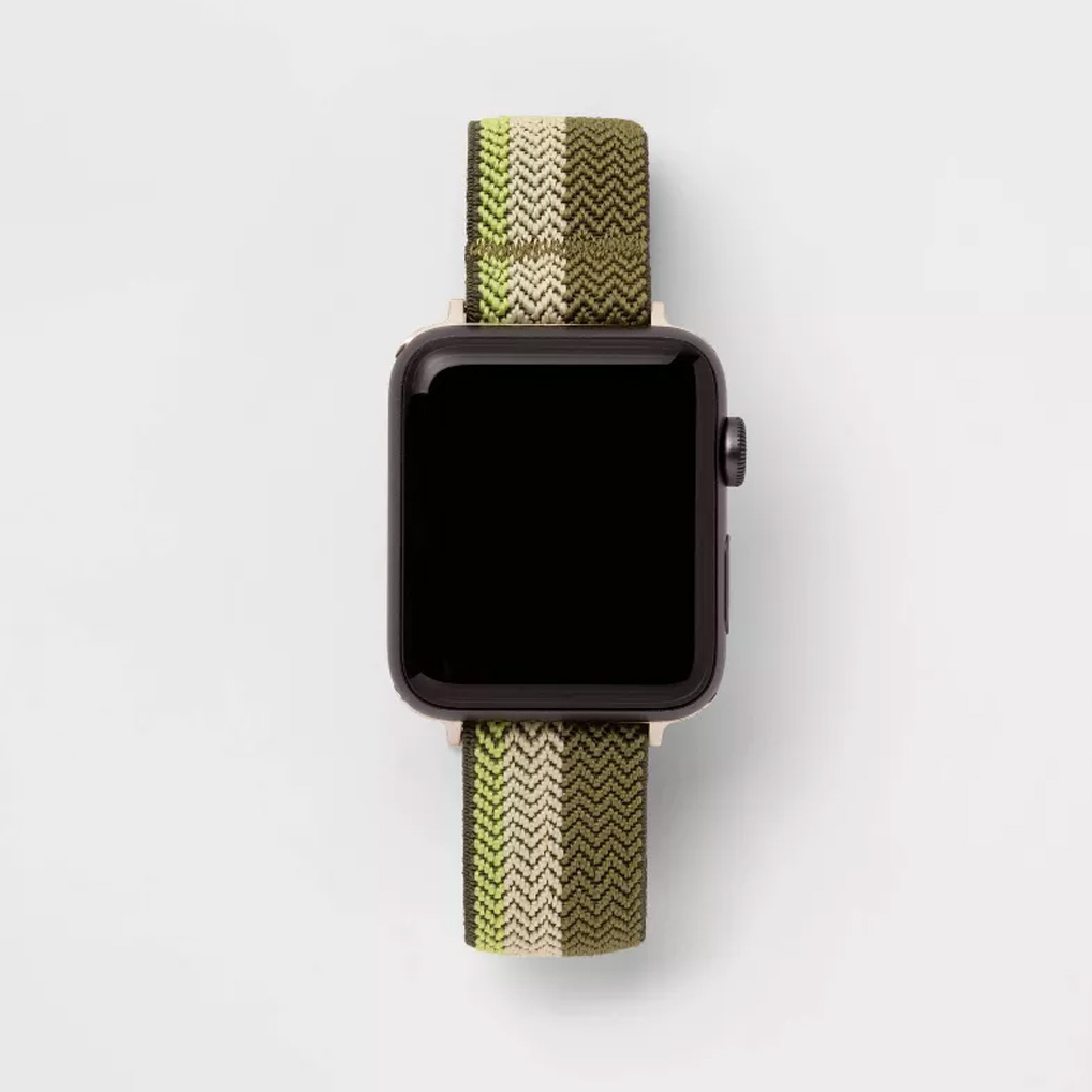 Heyday Apple Watch Knit Band in sage green