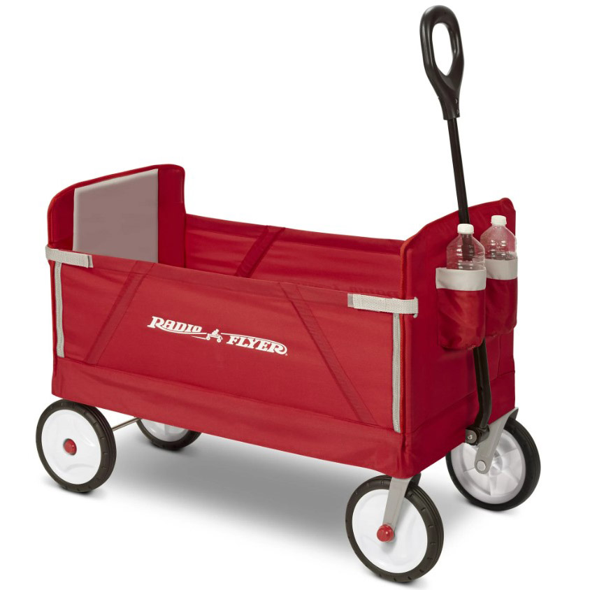 red canvas wagon