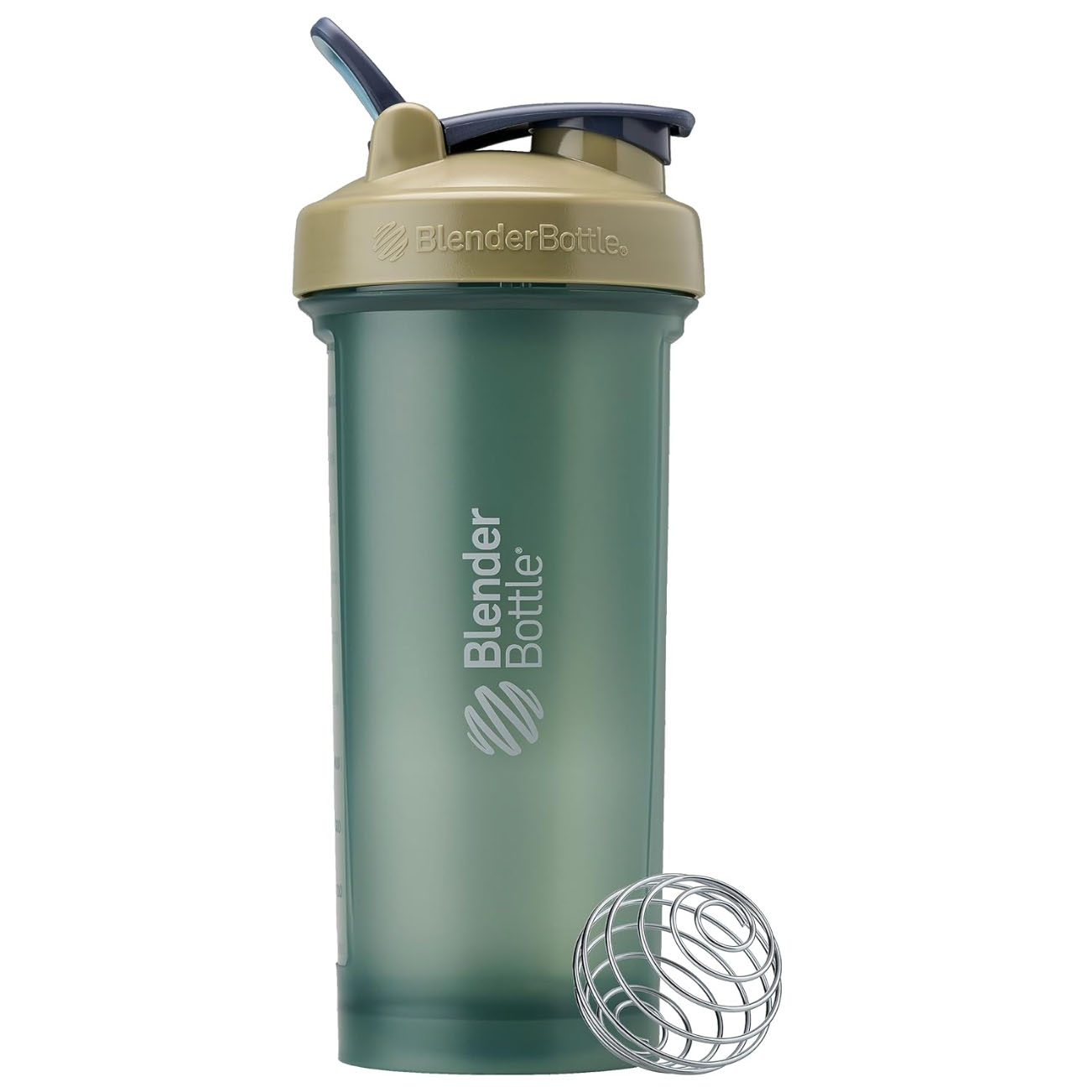Green BlenderBottle with mixing ball