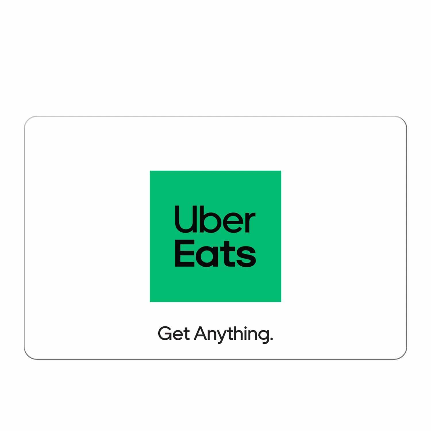 an Uber Eats eGift Card worth $25