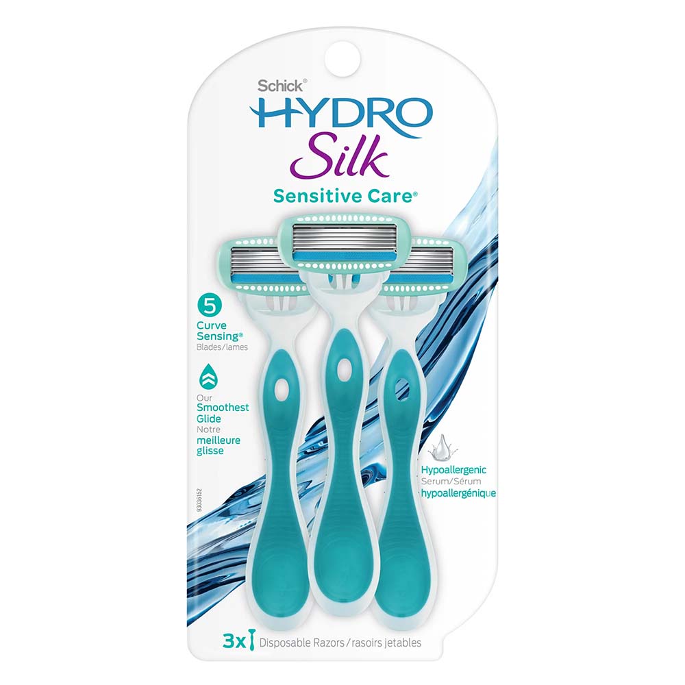  Schick Hydro Silk 5-Blade Sensitive Care Women's Disposable Razors