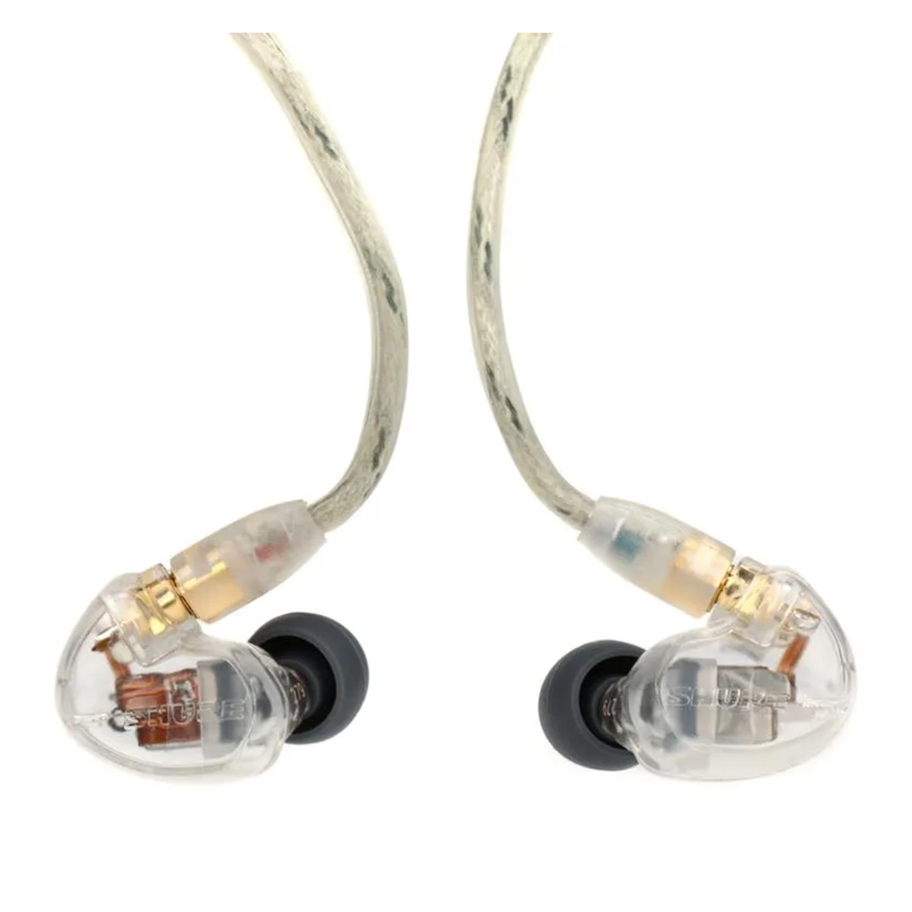 Shure SE425 Sound Isolating Earphones in clear and black