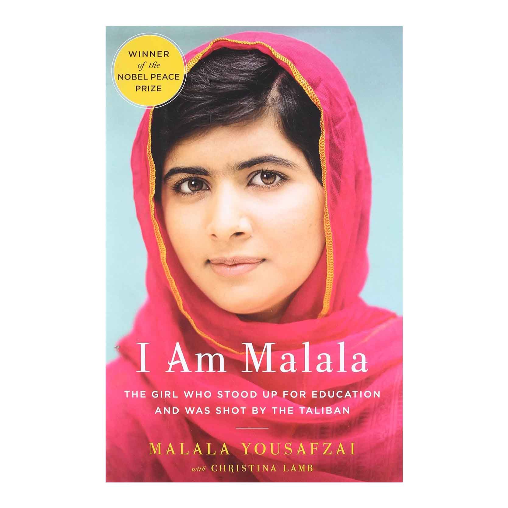 Book titled I Am Malala: The Girl Who Stood Up for Education and Was Shot 