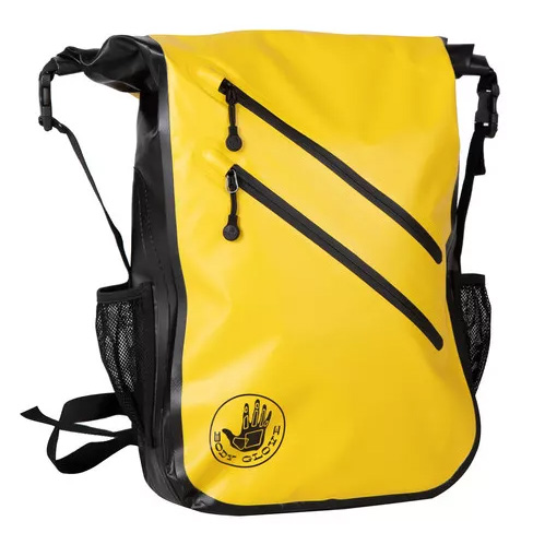 yellow body glove waterproof backpack