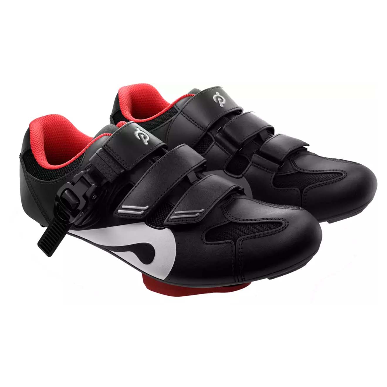Peloton Cycling Shoes in black with two straps