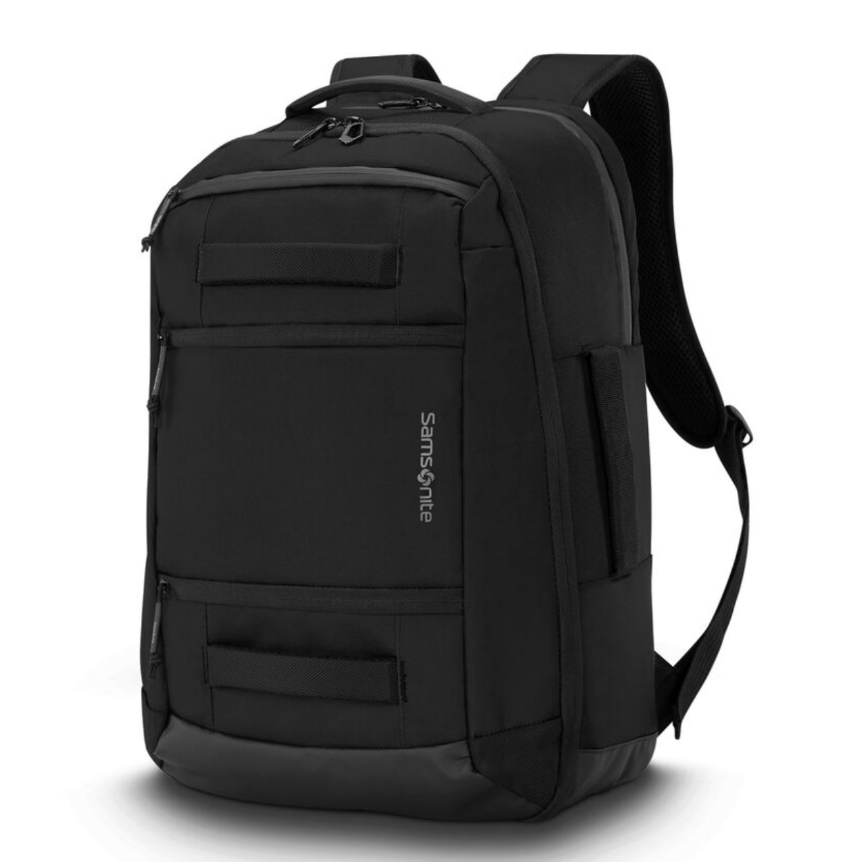 Minimalistic black backpack