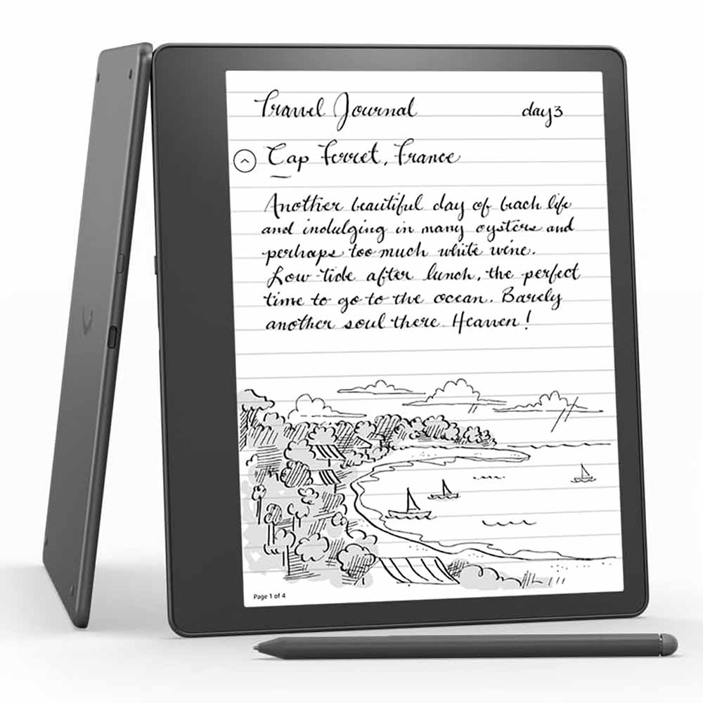 kindle scribe on white background