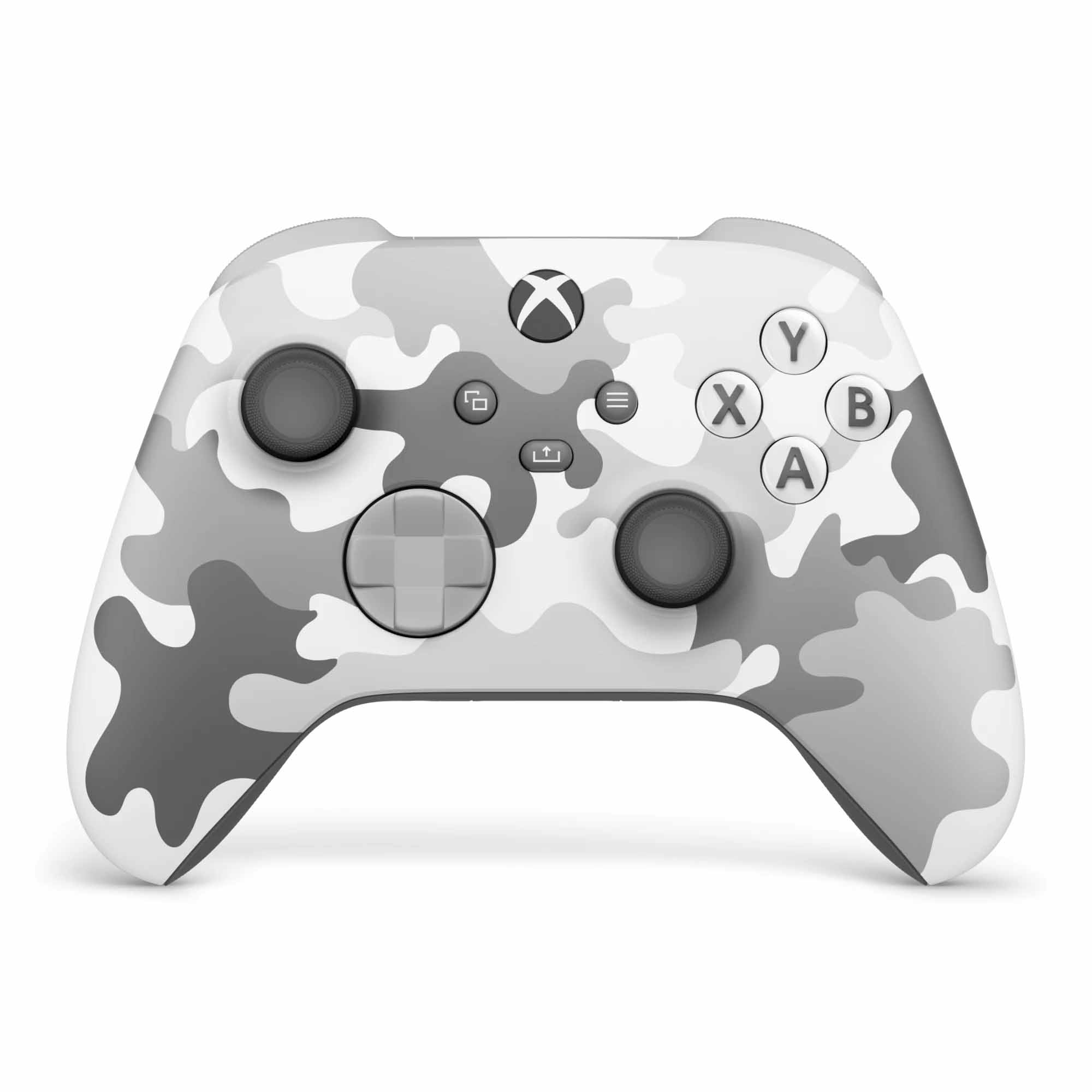 Xbox Wireless Controller Arctic Camo Special Edition in white and gray