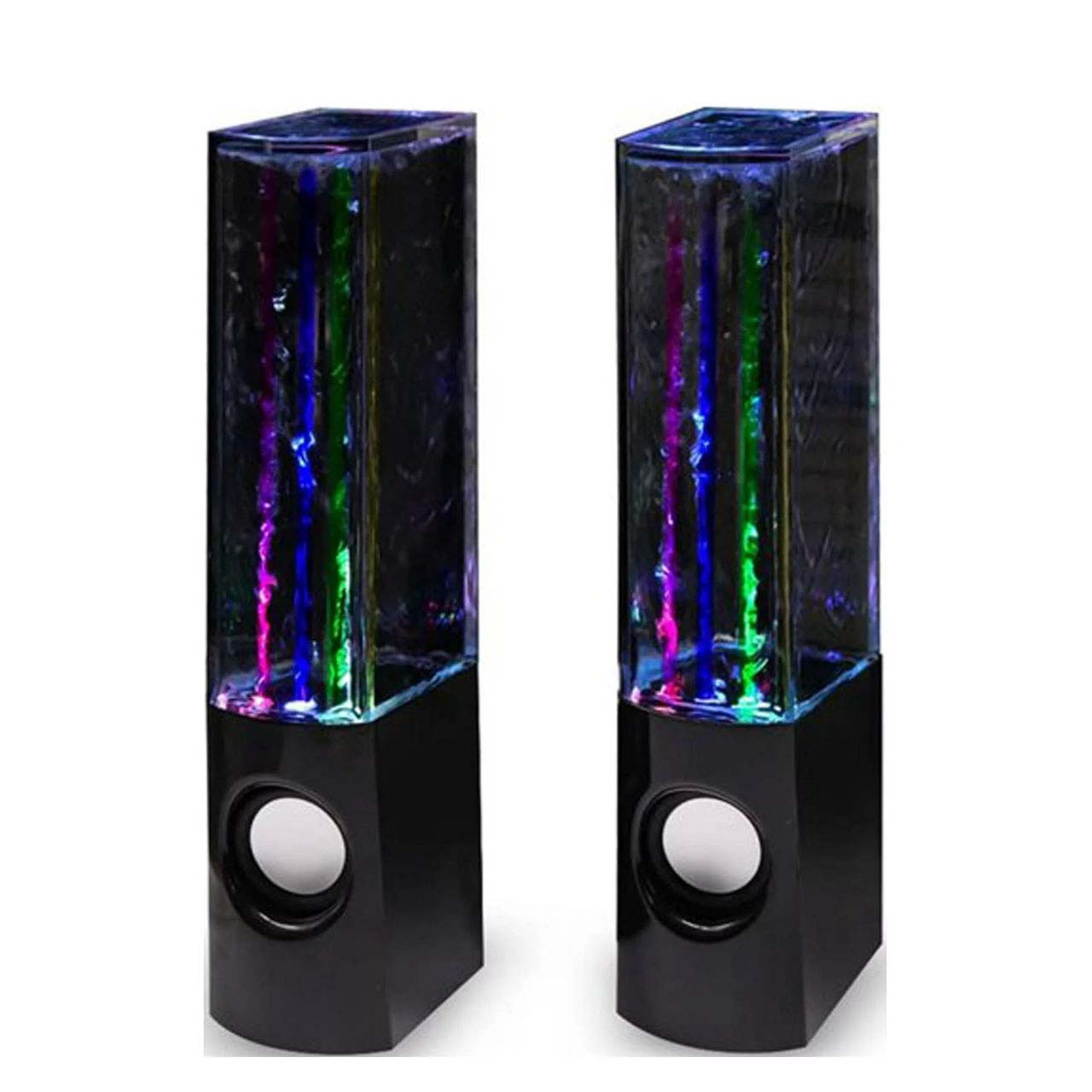 Black Aolyty Colorful LED Water Speaker with Dancing Fountain Light Show