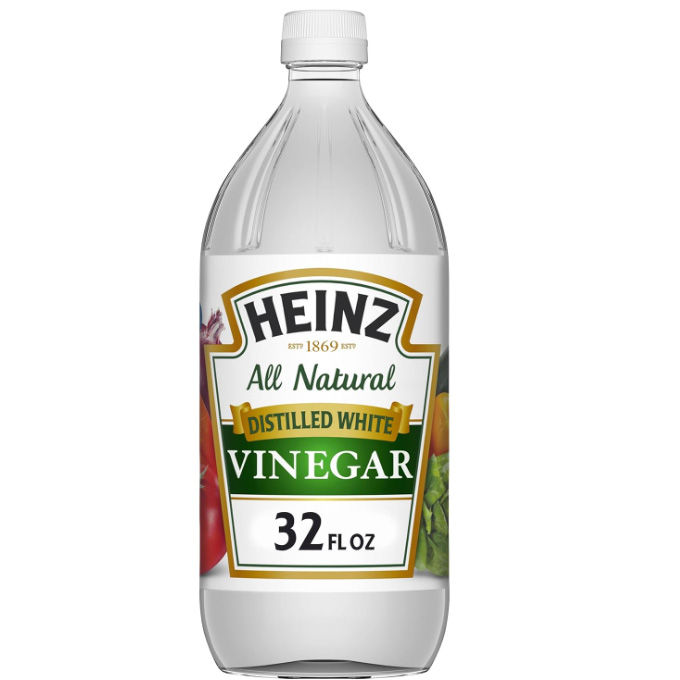 bottle of Heinz All Natural Distilled White Vinegar with 5% Acidity