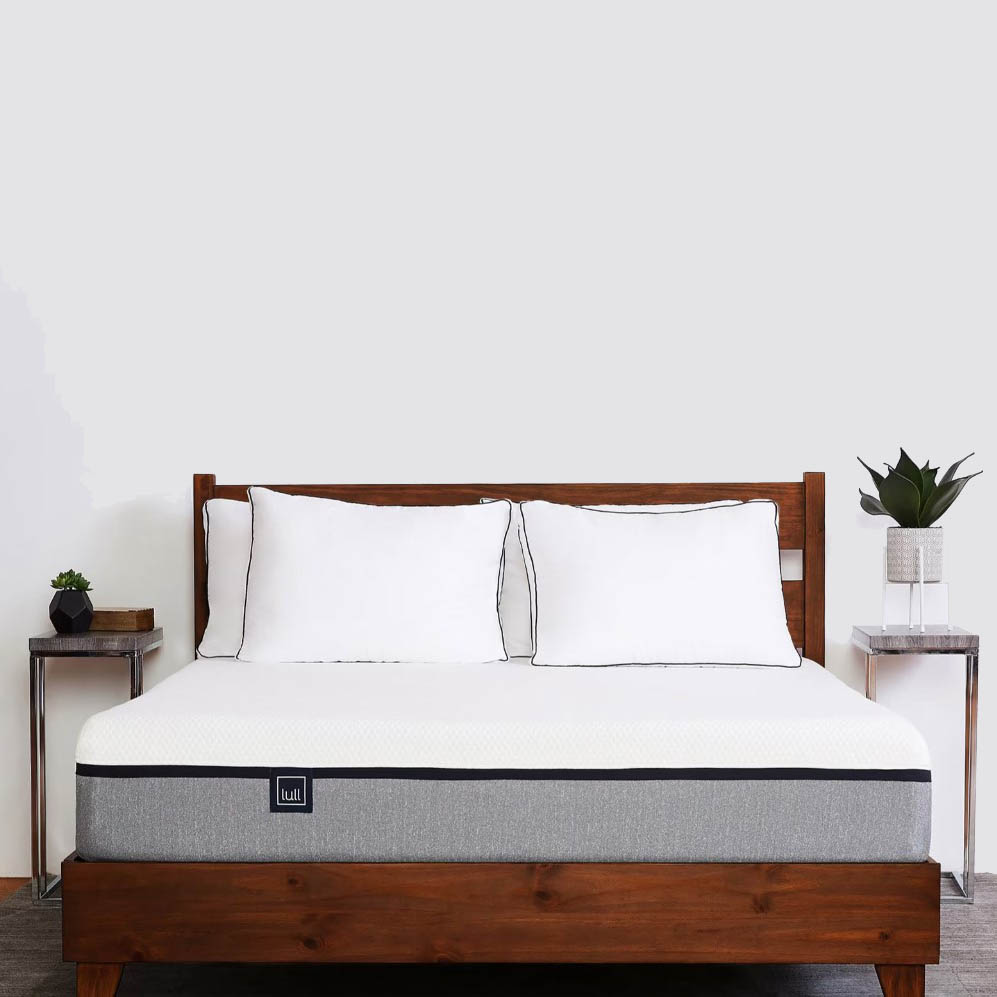 Lull mattress in white bedroom setting