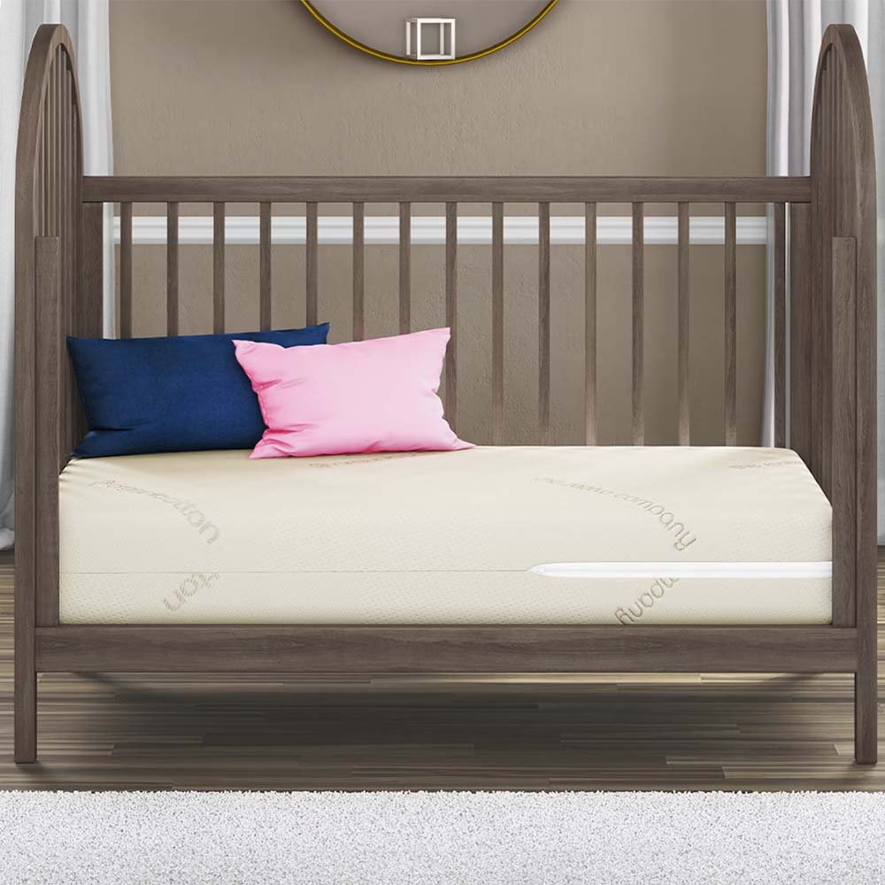 saatva crib mattress in nursery