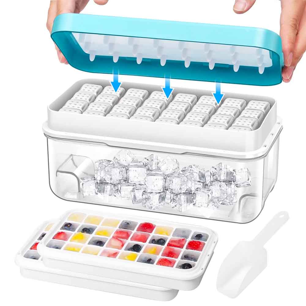 ice cube trays with container