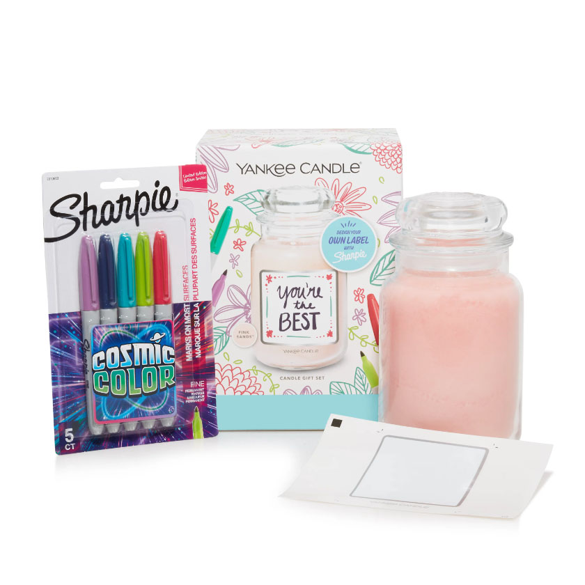 Yankee Candle® x Sharpie® Pink Sands™ Scented Candle DIY Gift Set