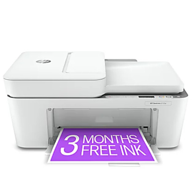 All white HP Deskjet printer