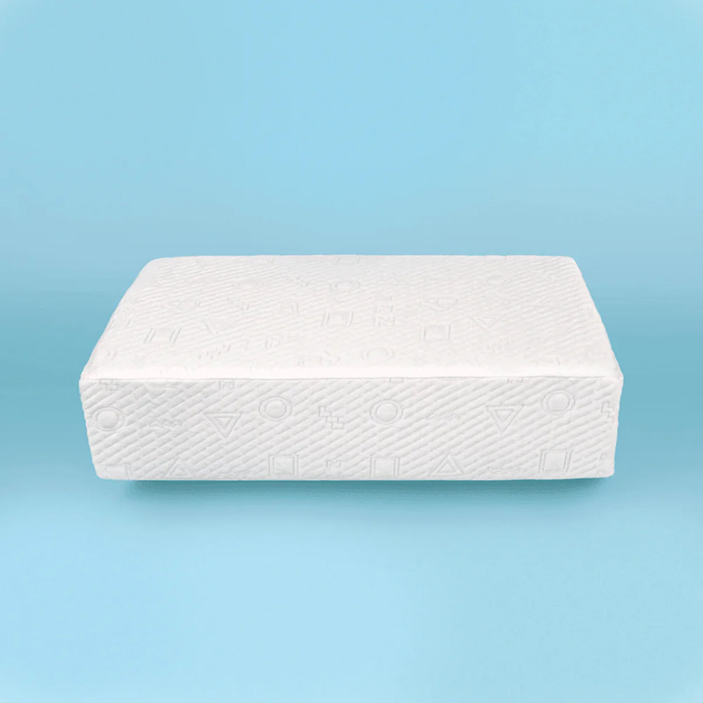 the Side Sleeper Ice Cube Pillow in white