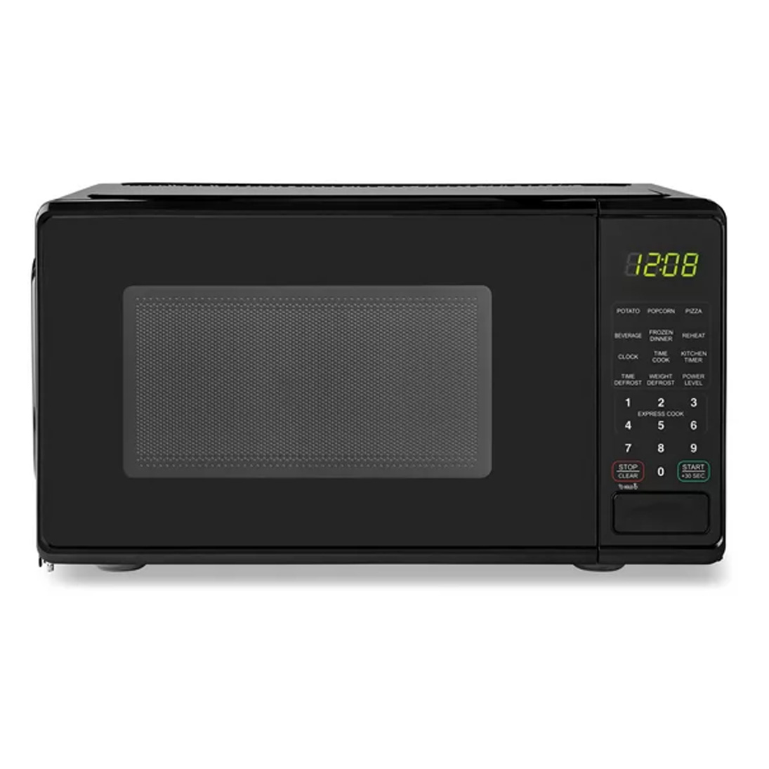 Countertop microwave oven in black 