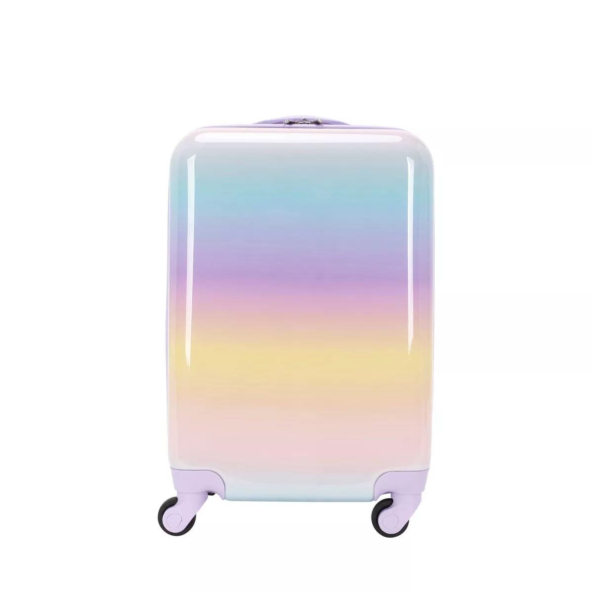 Crckt Kids- Hardside Carry On Spinner Suitcase in an ombre pastel design with spinner wheels