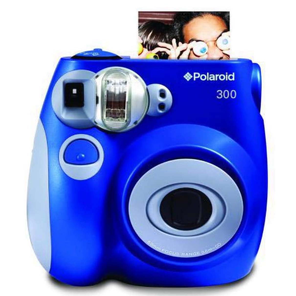 Blue Polaroid PIC-300 Instant Film Camera