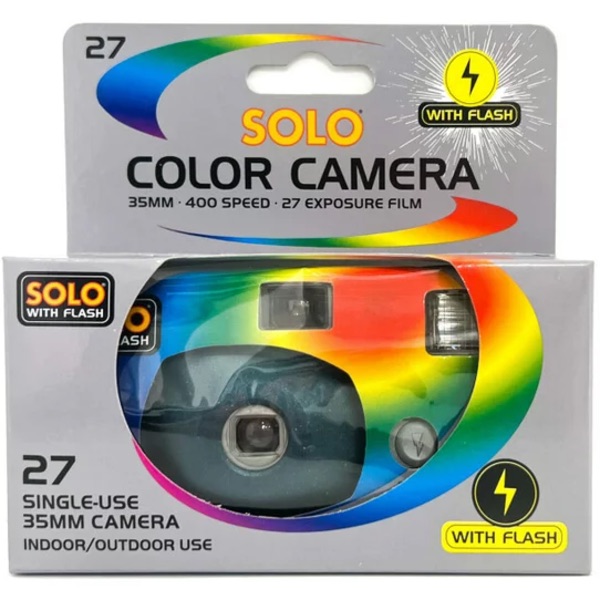 solo color camera with flash