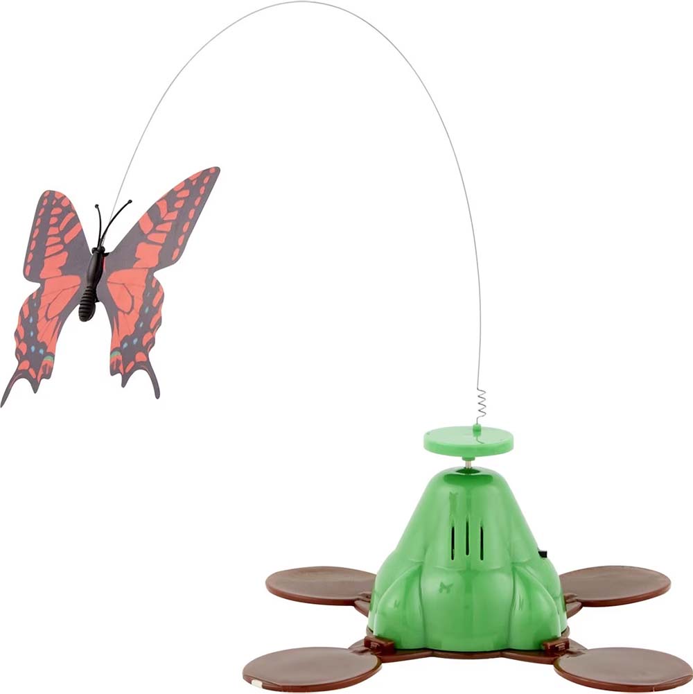 pet zone butterfly spinner toy