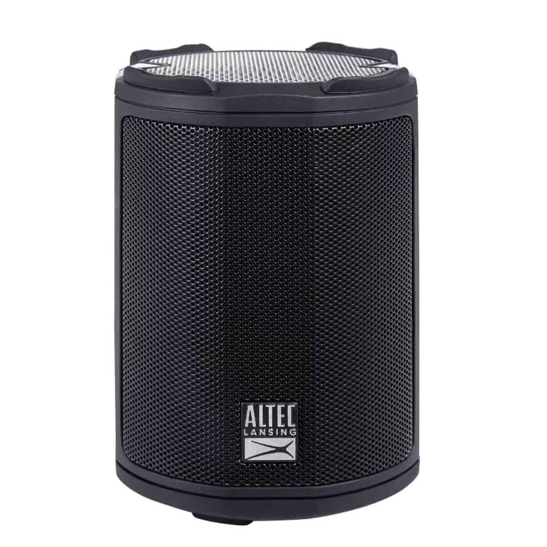 Black cylinder shape speaker