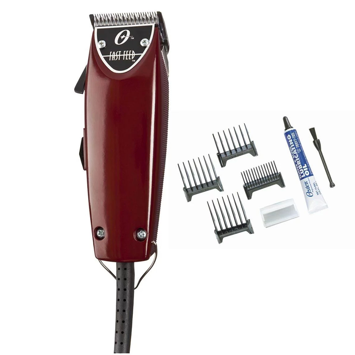 Red Hair clipper with accessories