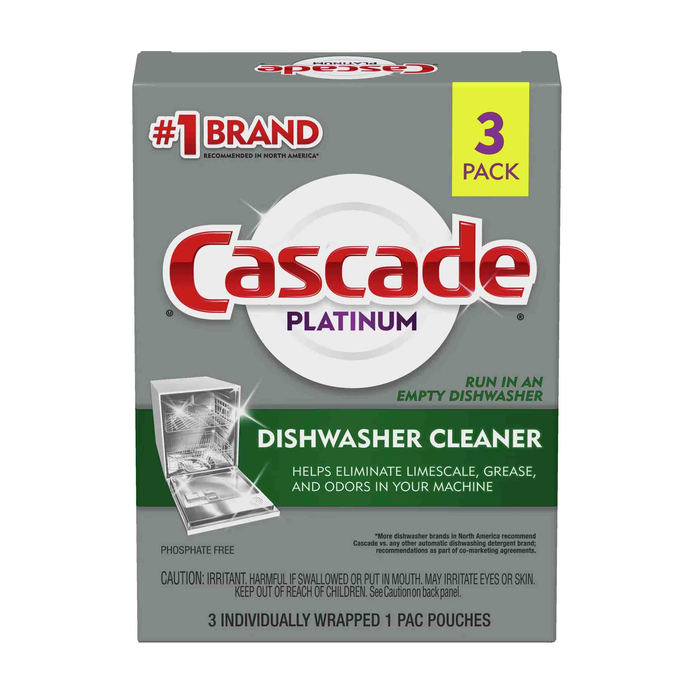 Cascade Platinum Dishwasher Cleaner Single Dose Pod