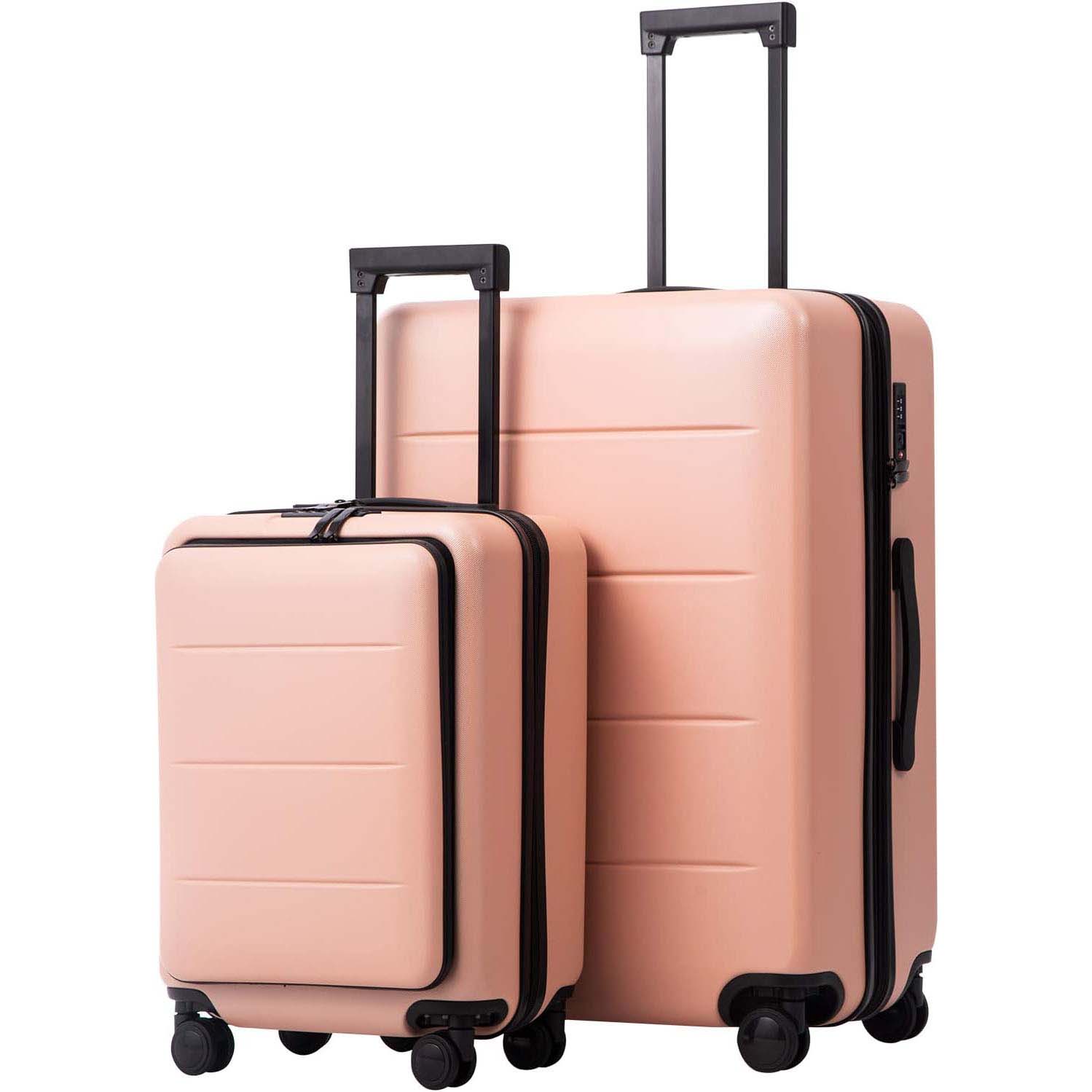 coolife 2 piece luggage set