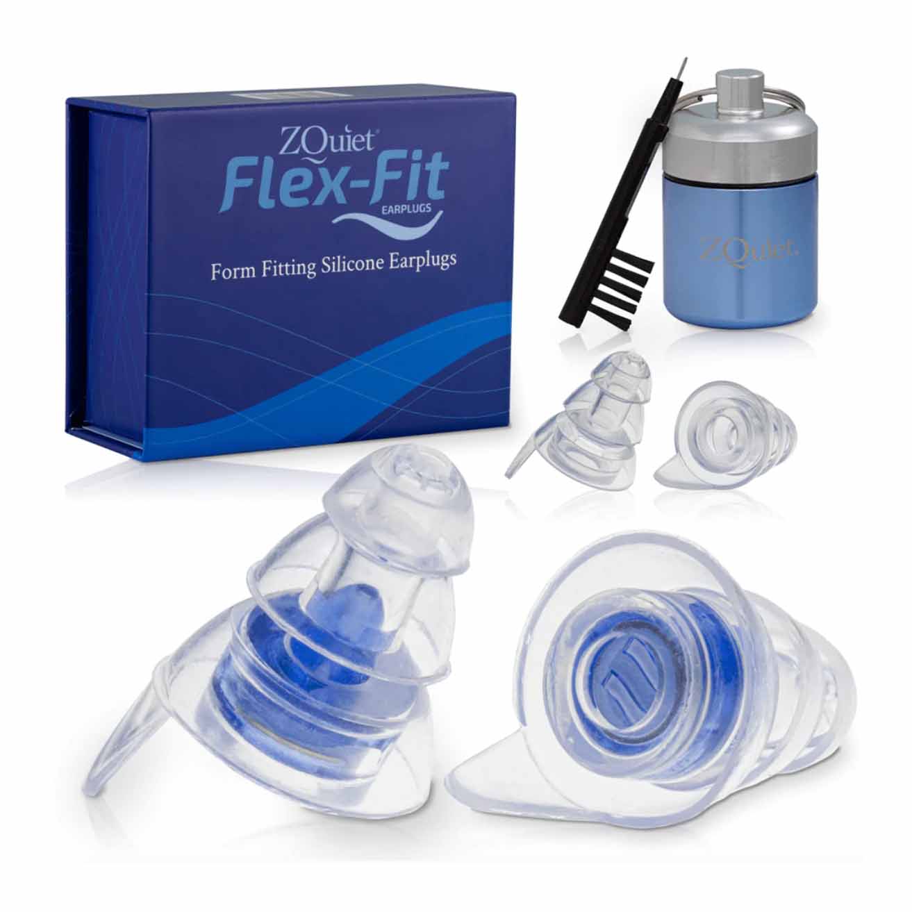 zquiet flex-fit silicone earplugs