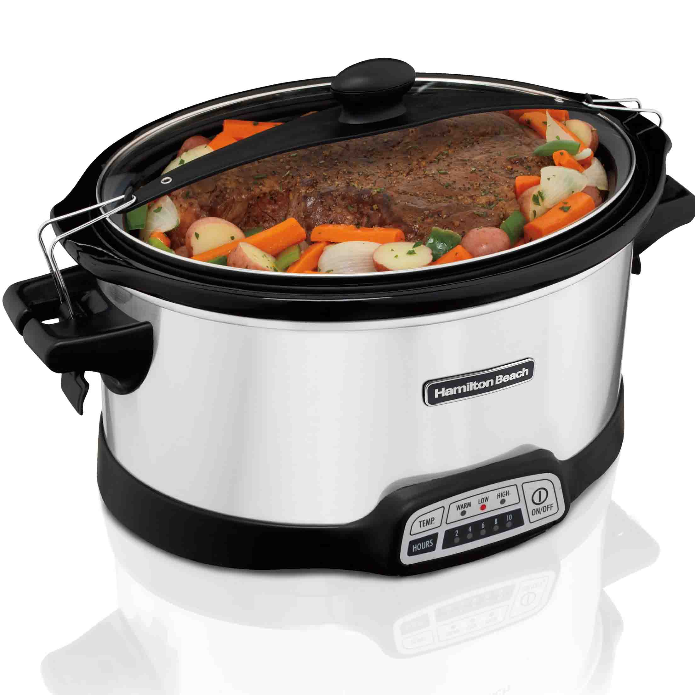 Hamilton Beach Programmable Stay or Go Slow Cooker