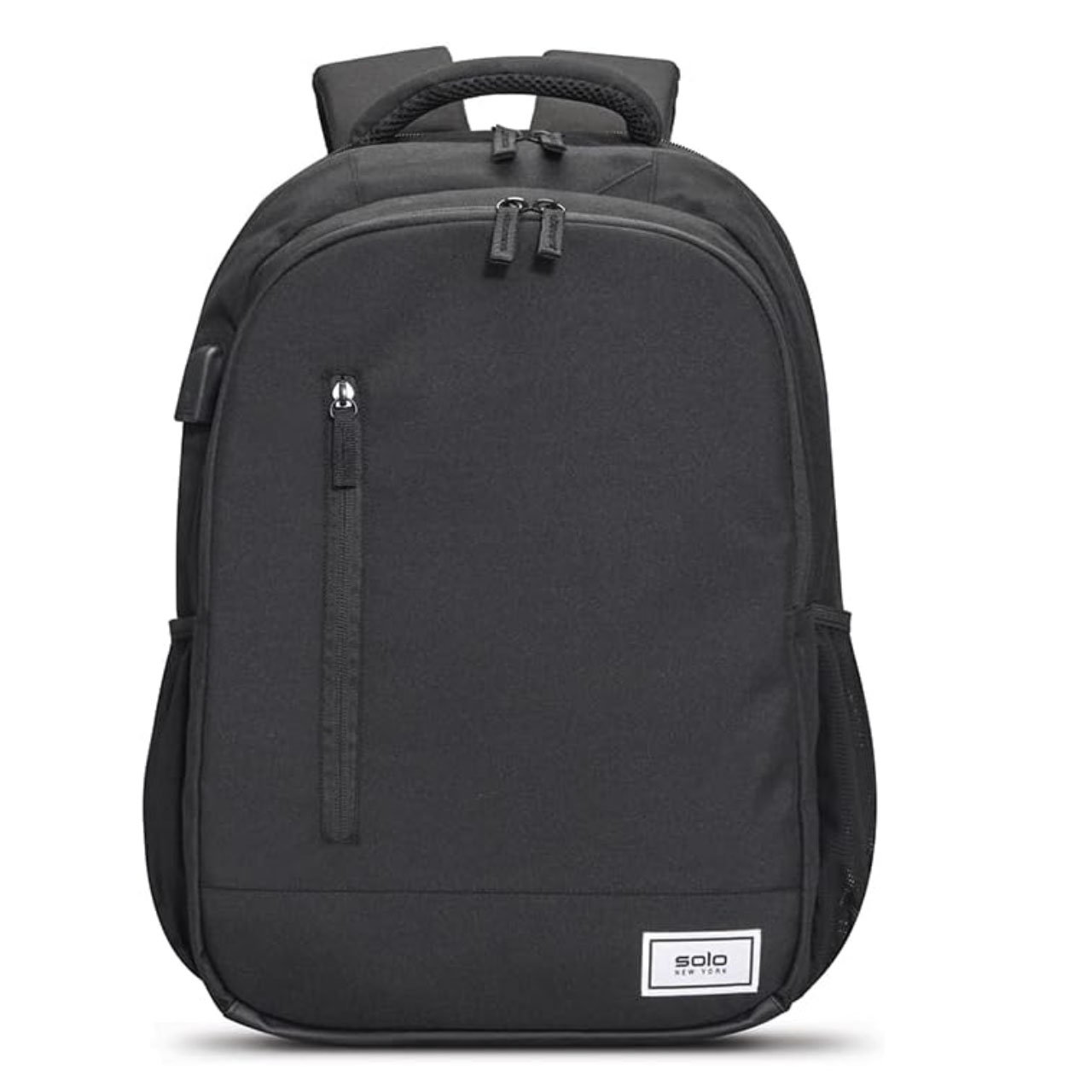 Simple black Laptop Backpack