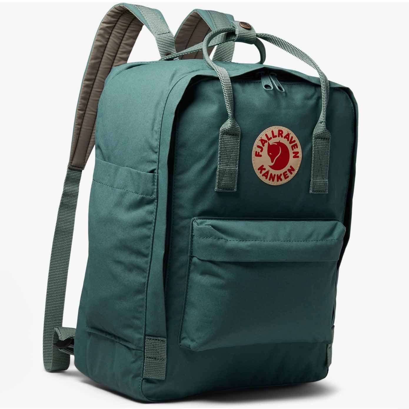 Green laptop backpack