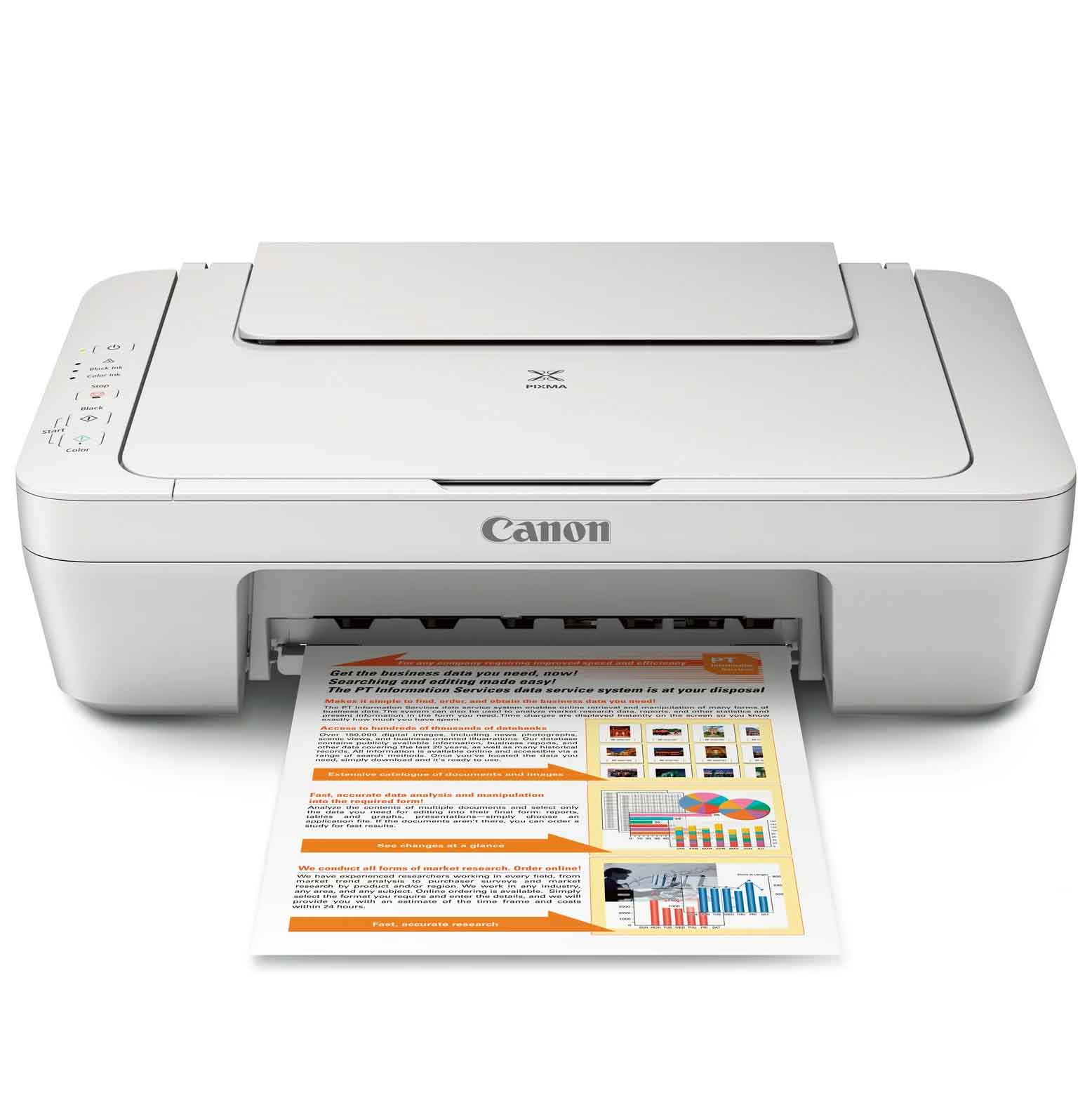 canon grey coloured printer
