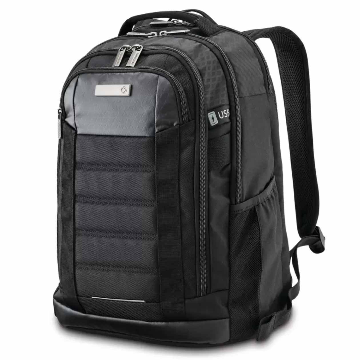 Sturdy Samsonite backpack in black