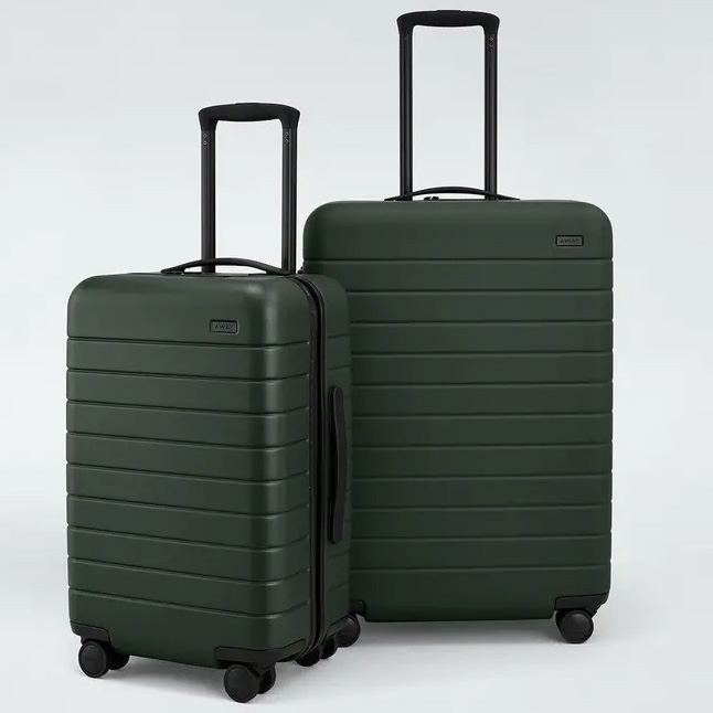 away luggage 2-piece set in green