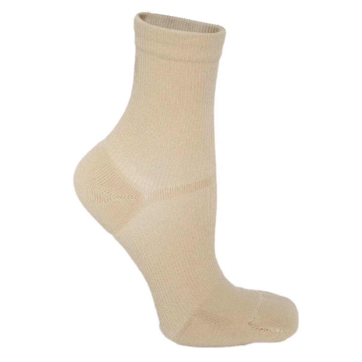 Beige compression sock